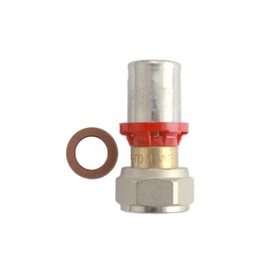

Муфта-пресс TDM Brass 1626 3416, 3/4" х 16 мм, с накидной гайкой, латунь