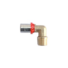 

Угольник-пресс TDM Brass 1675 0126, 1" х 26 мм, наружная резьба, латунь