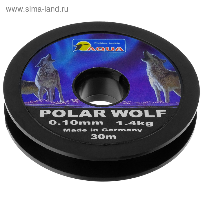 Леска AQUA Polar Wolf, 0,10 мм, 30 м