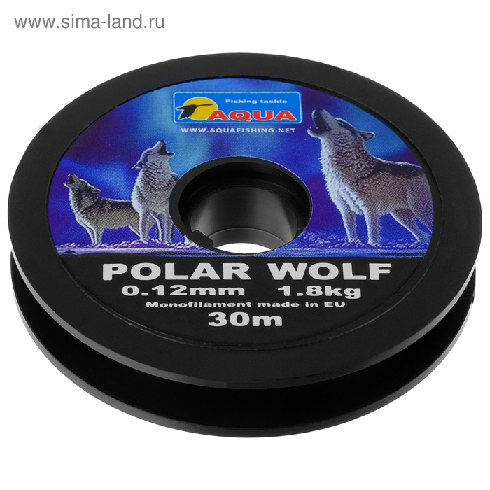 Леска AQUA Polar Wolf 0,12, 30 м