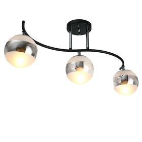 

Люстра 3761/3 3хE27 60Вт хром/черный/белый 71х14х26 см