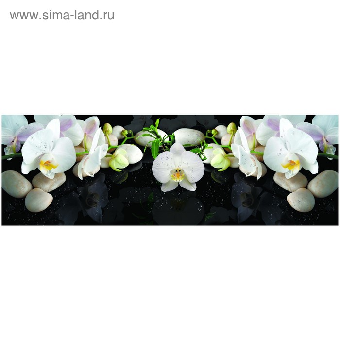 Кухонный фартук ХДФ Белая орхидея EP 19 2440х610х3 мм