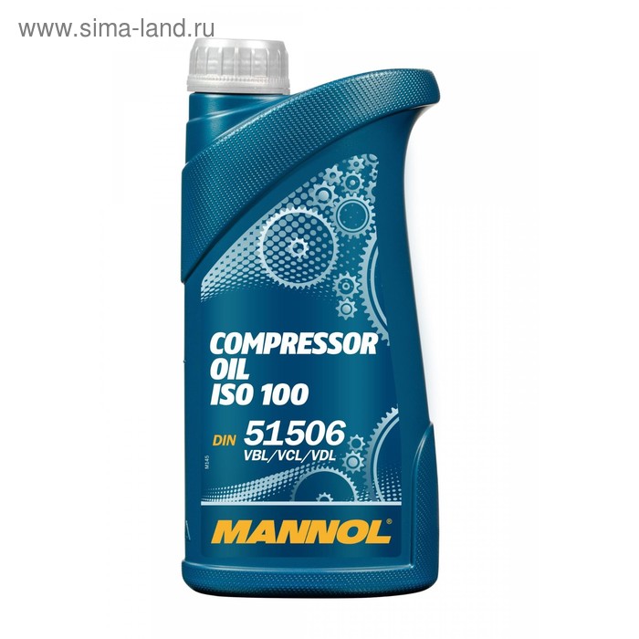 Масло компрессорное MANNOL Compressor Oil ISO 100 мин., 1л компрессорное масло mannol compressor oil iso 100 1л