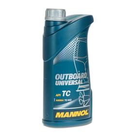 Масло моторное MANNOL 2T мин. Outboard Universal, 1 л Ош
