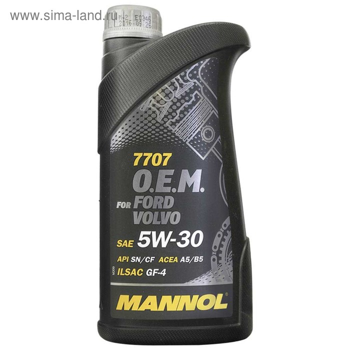 масло моторное mannol 5w30 син energy formula jp 1 л Масло моторное MANNOL 5w30 син. Ford Volvo 7707, 1 л