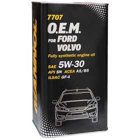 

Масло моторное MANNOL 5w30 син. Ford Volvo 7707, 5 л