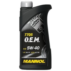 

Масло моторное MANNOL 5w40 син. Renault, Nissan, Infiniti 7705, 1 л пластик