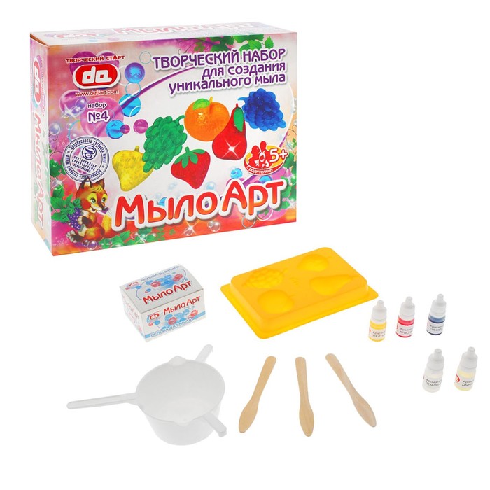 Творческий набор для создания мыла "Фрукты"