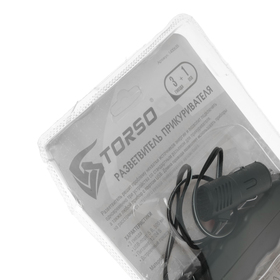 

УЦЕНКА Разветвитель прикуривателя TORSO, 3 гнезда + USB, 12/24 В