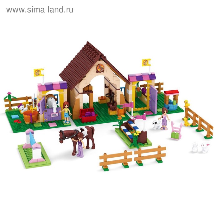 

Конструктор Страна Чудес «Конная ферма», 517 далей, в пакете