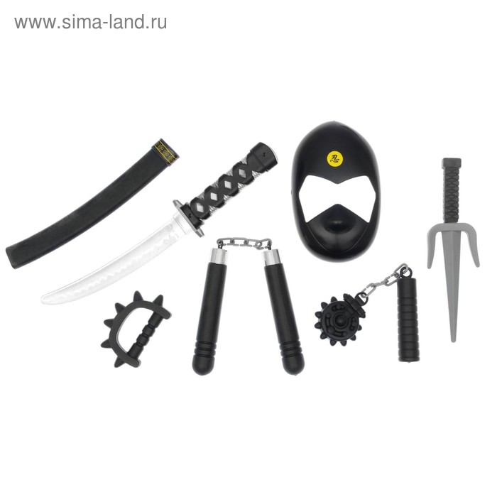 Набор оружия «Ниндзя», 7 предметов, в пакете набор оружия ниндзя в комплекте предметов 3шт пакет