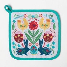 

Прихватка "Пасхальный узор" 17х17см,35% х/л,65% п/э,ватин 250г/м2