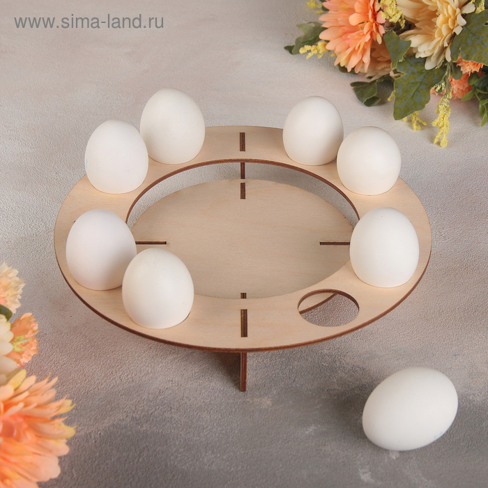 

Подставка для пасхального кулича и яиц, 24×24×4 см