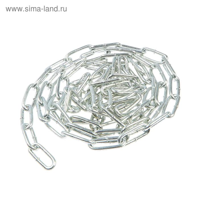 

Цепь оцинк. DIN 763,дл.звено 5мм , 3м