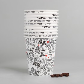 

Стакан бумажный First coffee, 250 мл