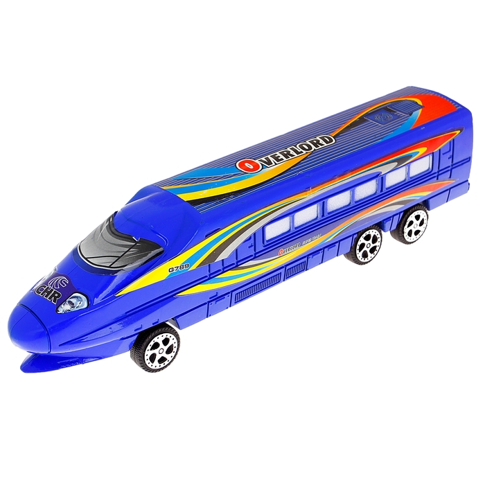 Поезд инерционный, цвета МИКС