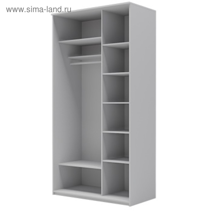 

Шкаф-купе Хит-23-17-66, 1680x620x2300, Ясень шимо тёмный, Ромб большой на зеркале