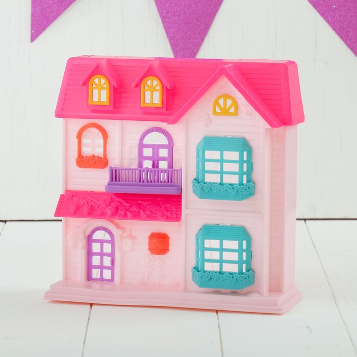 Дом для кукол с мебелью с фигурками, МИКС