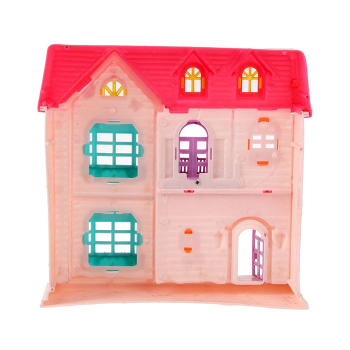 Дом для кукол с мебелью с фигурками, МИКС