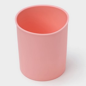 Форма силиконовая для выпечки «Кулич», внешний диаметр 10,6 см, внутренний диаметр 9,6 см, цвет розовый