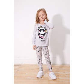 

Лонгслив для девочки KAFTAN "Happy" р.32 (110-116), серый