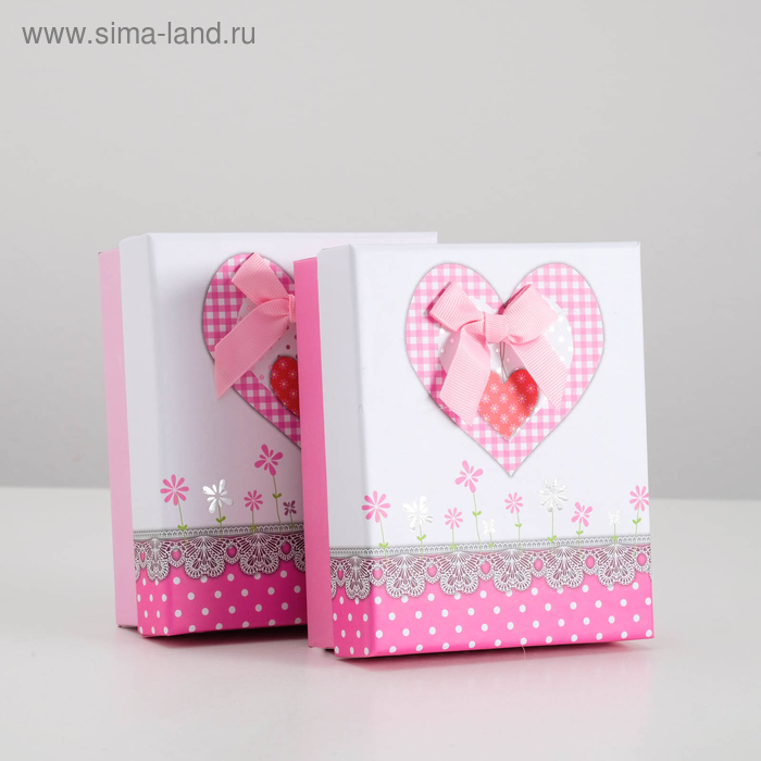 Подарочные коробки  Сима-Ленд Коробка подарочная 14,5 х 12 х 6 см