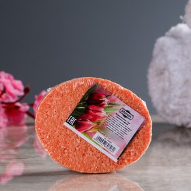

Шипучая бомбочка "Узоры" с ароматом клубники, красная