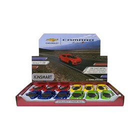 

Машина металлическая Chevrolet Camaro ZL1, 1:38, открываются двери, инерция, цвет жёлтый