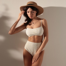 Шляпа женская MINAKU "Summer", размер 56-58, цвет коричневый