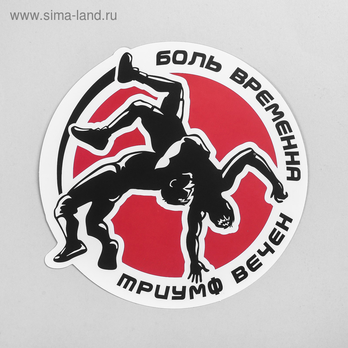 

Наклейка на авто «Боль временна, триумф вечен»