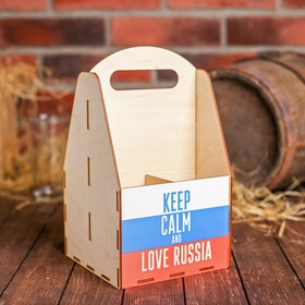 

Ящик для пива "Love Russia", 28 х 16 х 16 см.