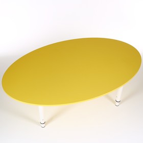 

Стол Овальный растущий гр.0-3 на металлокаркасе, Желтый