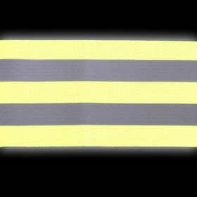 Повязка нарукавная светоотражающая на липучке, 35 × 4,8 см