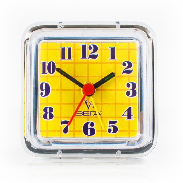 Будильник "Желтая клетка"