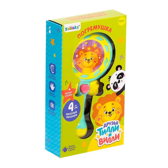 Музыкальная игрушка «Друзья Тилли и Вилли», со световыми и звуковыми эффектами, цвет голубой