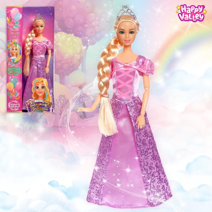 Кукла-модель шарнирная «Сказочная принцесса. История о волшебных волосах» кукла модель сказочная принцесса история о заколдованном яблоке шарнирная