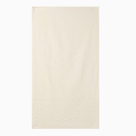 Полотенце махровое «Радуга» цвет молочный, 30х70 см, 305г/м2 Ош