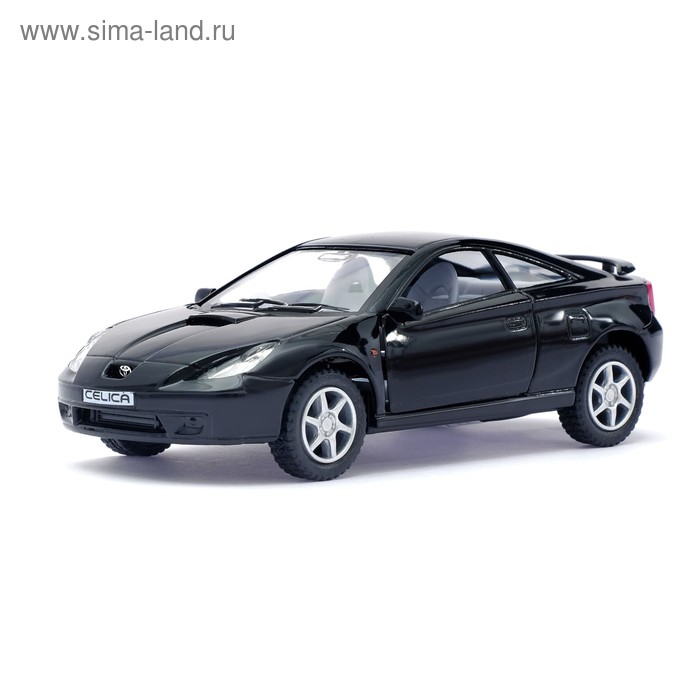Металлический транспорт  Сима-Ленд Машина металлическая Toyota Celica, 1:34, открываются двери, инерция, цвет чёрный
