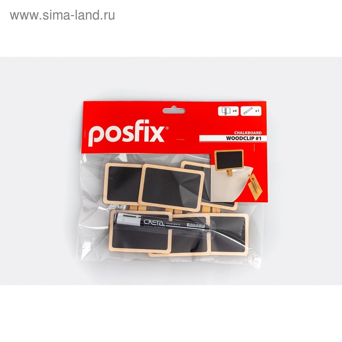 

Набор 2 предмета: меловая табличка на прищепке, маркер WOODCLIP 1