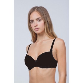 

Бюстгальтер женский, размер 80D, цвет чёрный