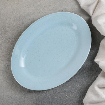 Блюдо Доляна «Амелия», 24,5×18 см, цвет голубой