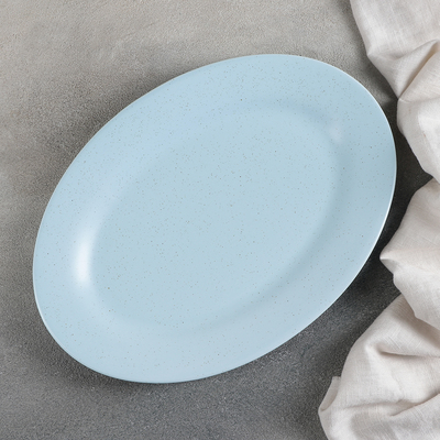Блюдо Доляна «Амелия», 29,5×20,5 см, цвет голубой