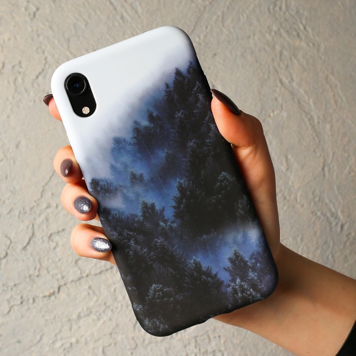 Чехол для телефона iPhone XR Forest, 15 х 7,5 см