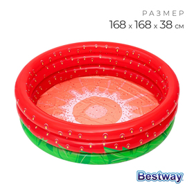 Бассейн надувной Sweet Strawberry, 160 x 160 х 38 см, 51145 Bestway