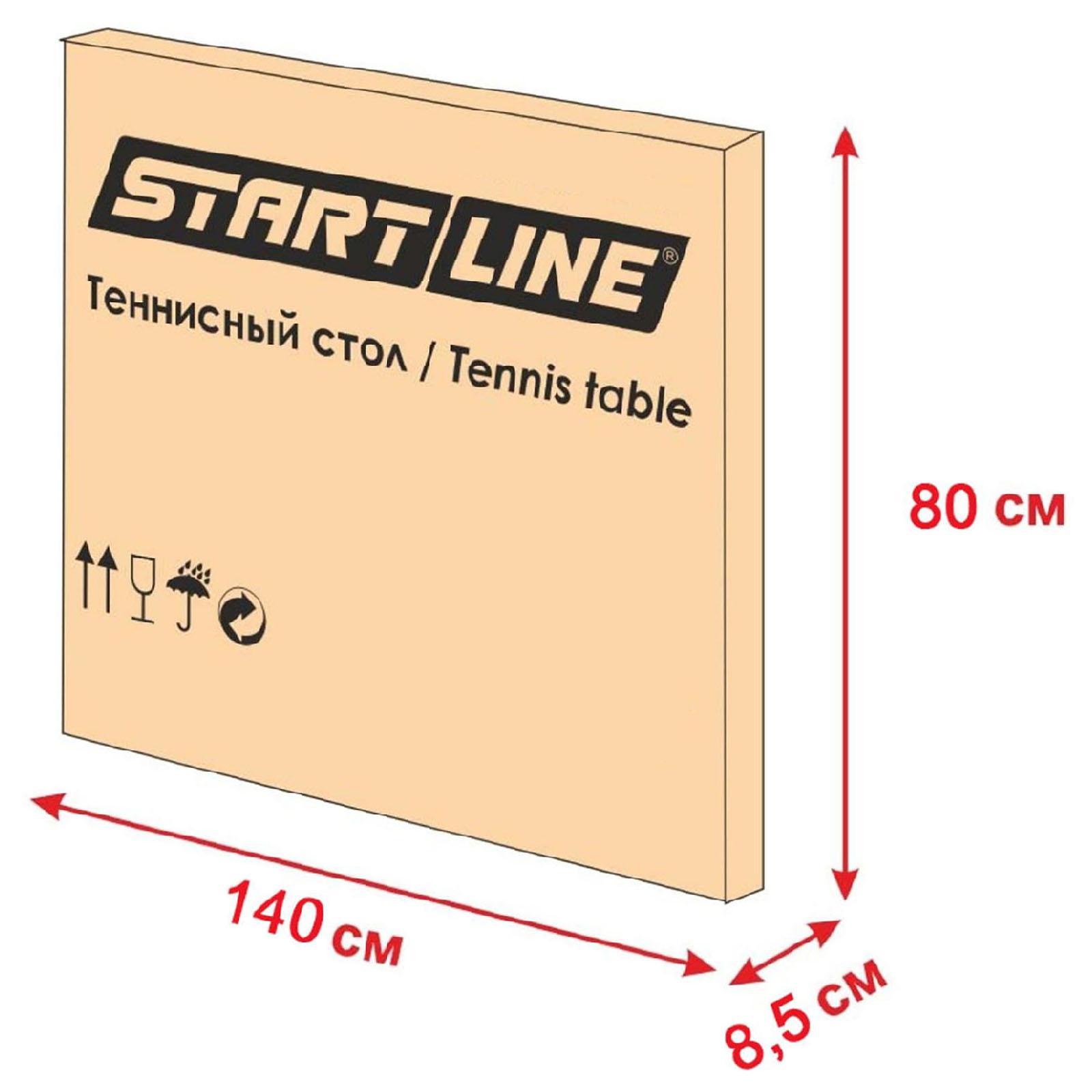 Стол для настольного тенниса start line junior с сеткой