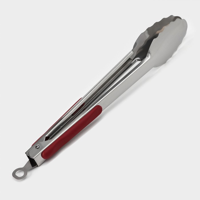 Щипцы кухонные «Универсал», 27,5 см, прорезиненная ручка