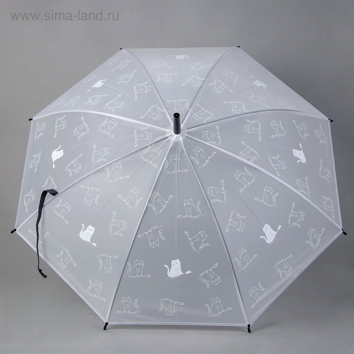 Детский зонт «Чёрно-белые кошки» 92 × 92 × 75,5 см, МИКС фотографии
