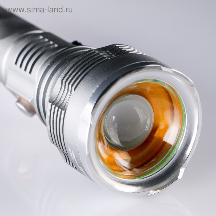 фото Фонарь ручной аккумуляторный, 3 вт, 1200 мач, заряд от прикуривателя 16.5 х 8.5 х 8.5