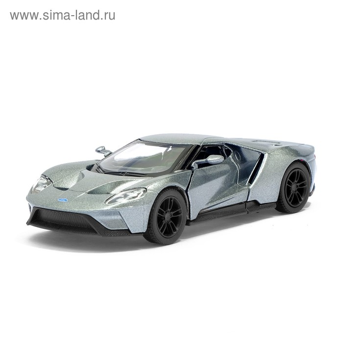Металлический транспорт  Сима-Ленд Машина металлическая Ford GT, 1:38, открываются двери, инерция, цвет серый