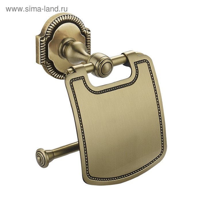 фото Держатель для туалетной бумаги bronze de luxe s25003, подвесной, бронза